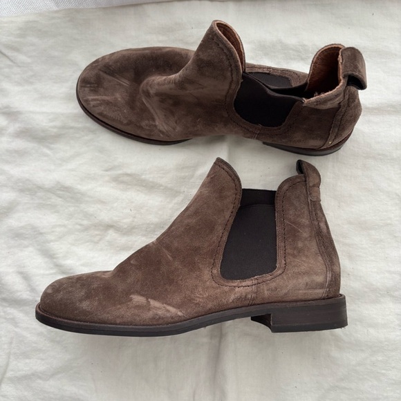 PAUL GREEN CHELSEA BOOT JAX EARTH SOFT SUEDE Sz 4.5/US 7 - Picture 2 of 7